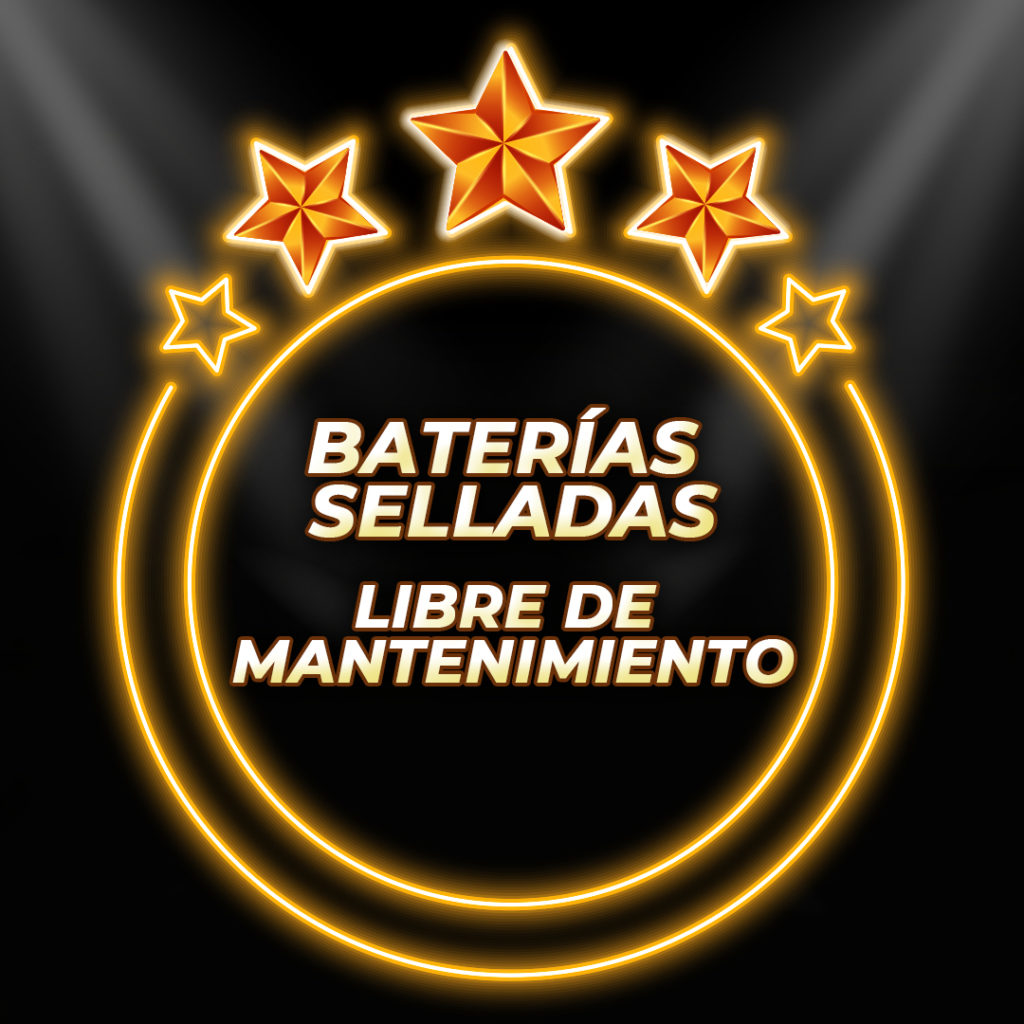 baterias selladas libre de mantenimiento